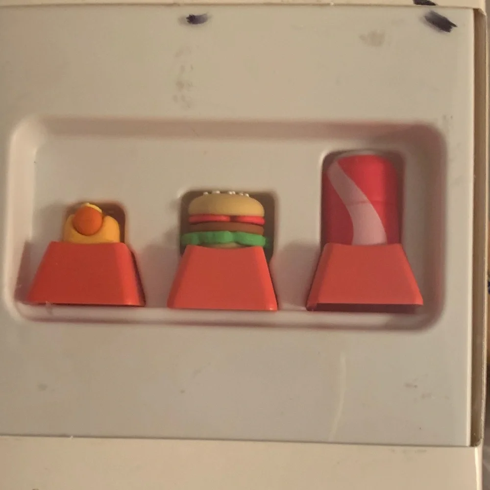 Novelty Fast Food Figural Key Gap Pack
